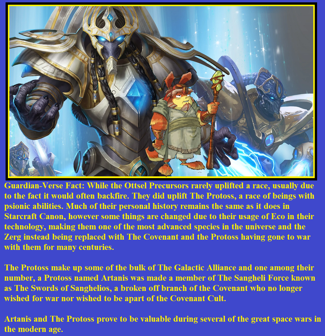 Protoss Writing Guardian-Verse Fact: The Protoss by WOLFBLADE111 on DeviantArt