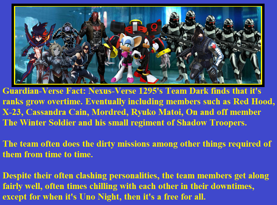 Guardian-Verse Fact Team Dark by WOLFBLADE111 on DeviantArt