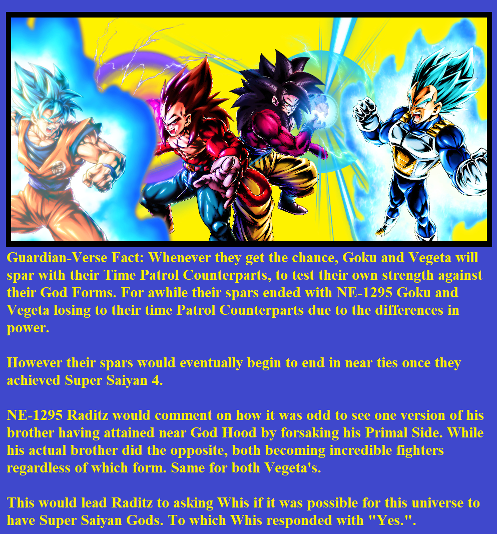 Super Saiyan 4 Goku and Vegeta. by WOLFBLADE111 on DeviantArt