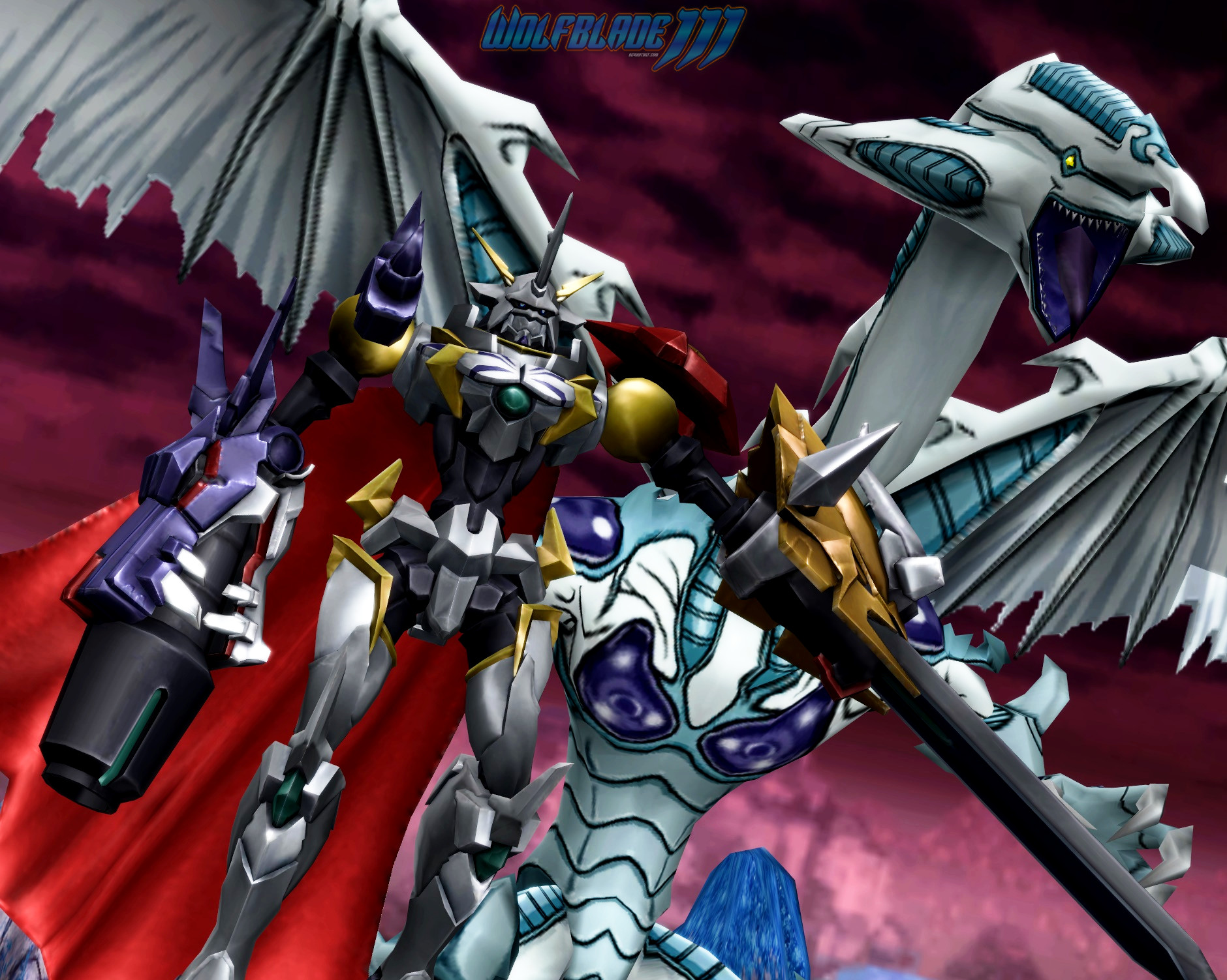 The art in is by dairon11 also on fanfiction japanese digimon wiki and  pinterest mega omnimon wooded wolf deviant art for the 3 omnimons with arms  switches my final omnimon will look