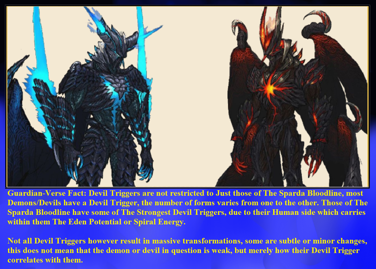 Guardian-Verse Fact: Devil Trigger by WOLFBLADE111 on DeviantArt