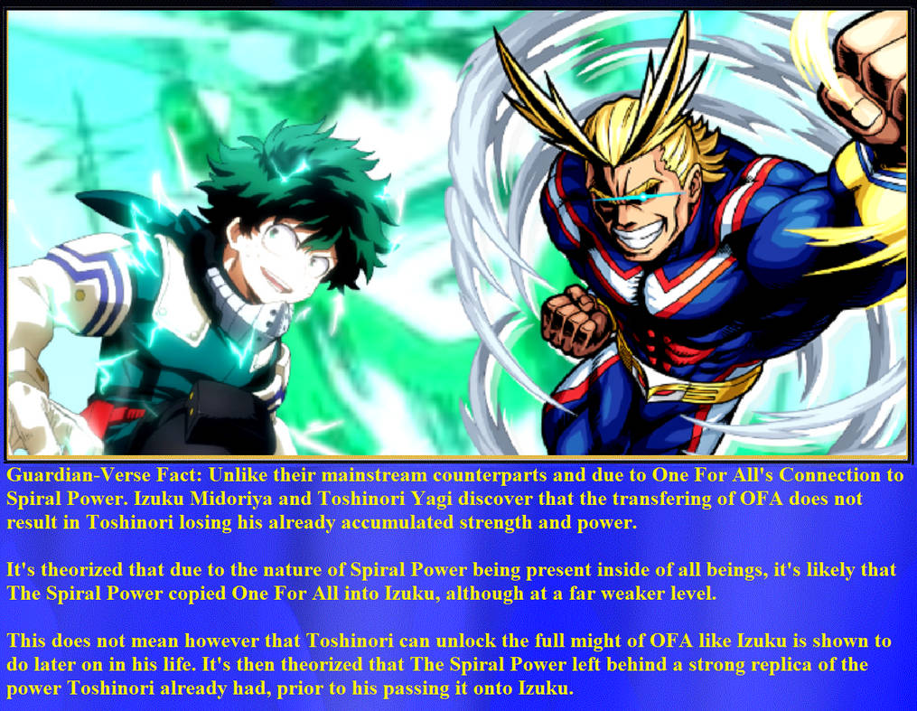 Guardian-Verse Fact: Keeping And Passing OFA by WOLFBLADE111 on DeviantArt