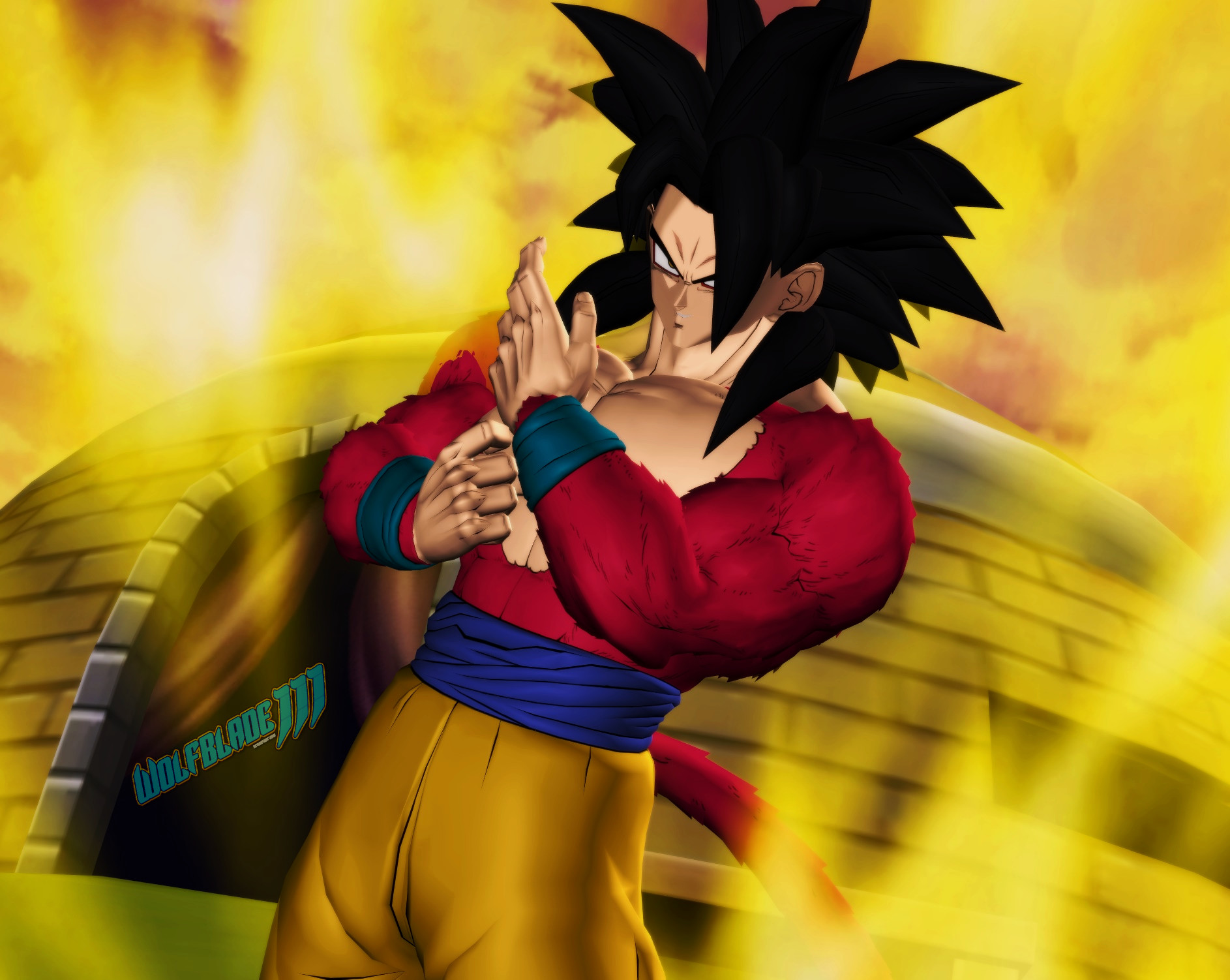 Super Saiyan 4 Goku and Vegeta. by WOLFBLADE111 on DeviantArt