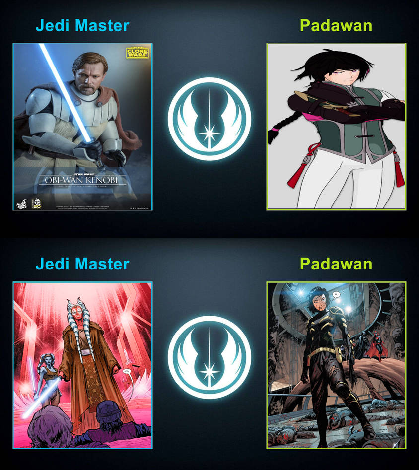 Jedi Master Incel G-Verse Jedi Masters and Their Padawans by WOLFBLADE111 on DeviantArt
