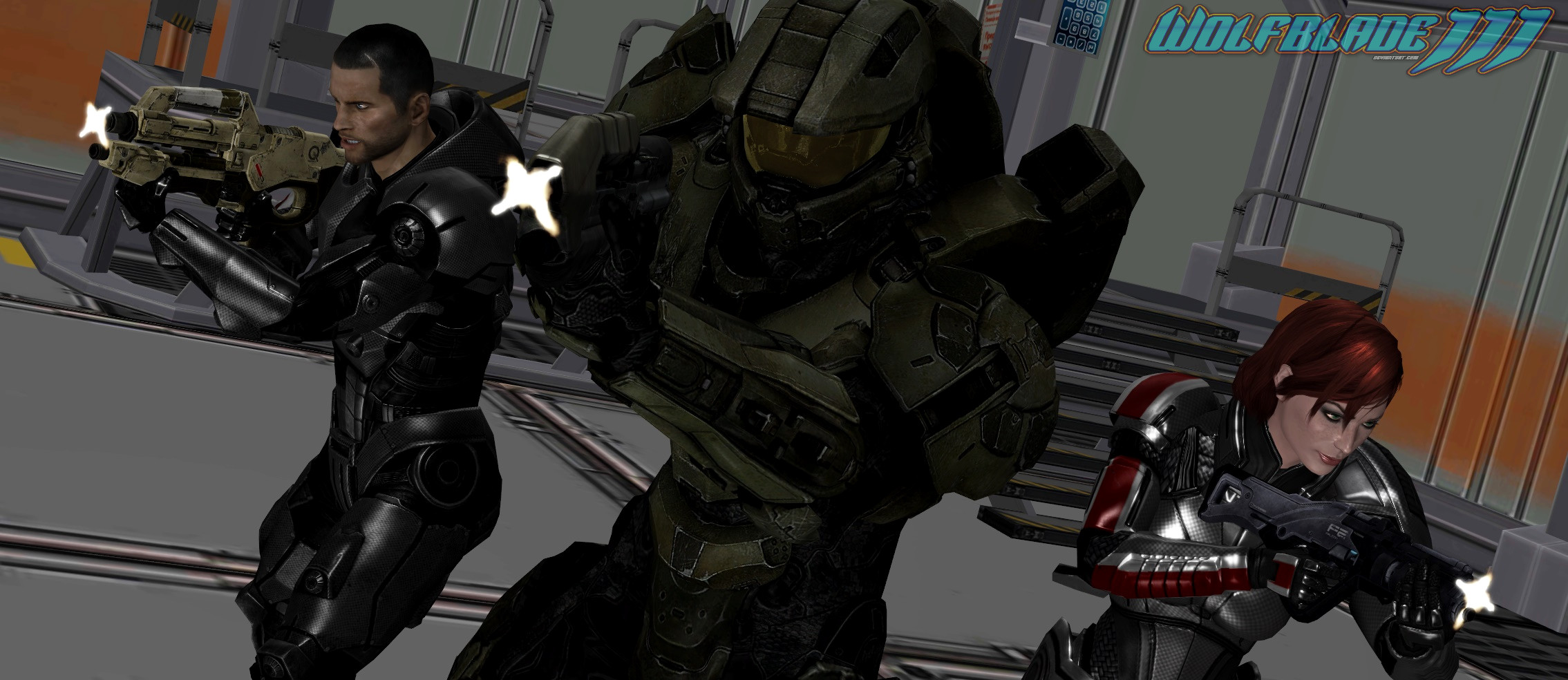 Chief and The Commanders by WOLFBLADE111 on DeviantArt