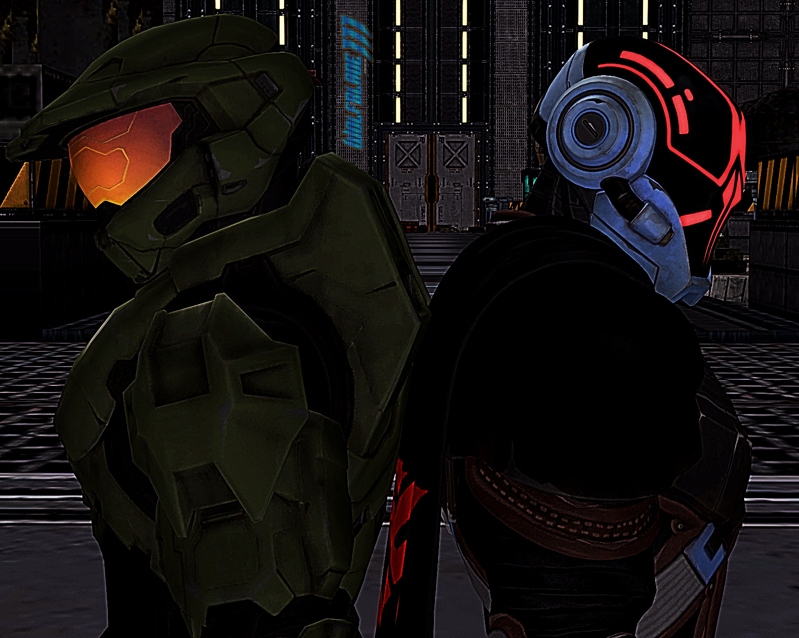 Master Chief and The Foundation by WOLFBLADE111 on DeviantArt