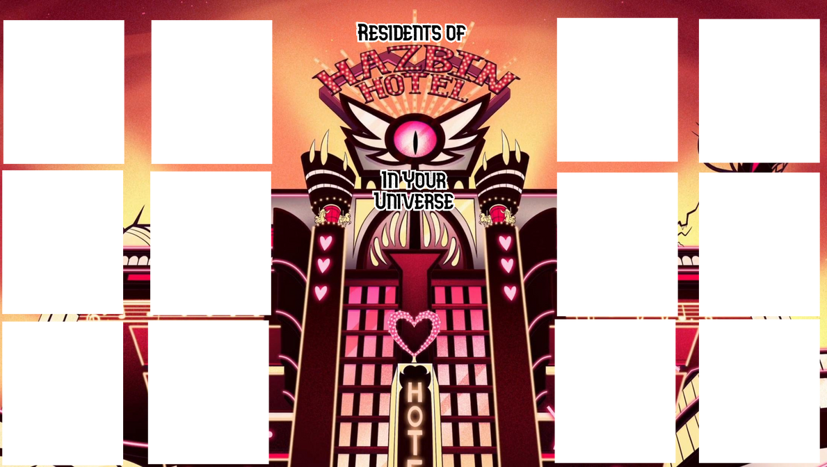 Residents of Hazbin Hotel Template by WOLFBLADE111 on DeviantArt