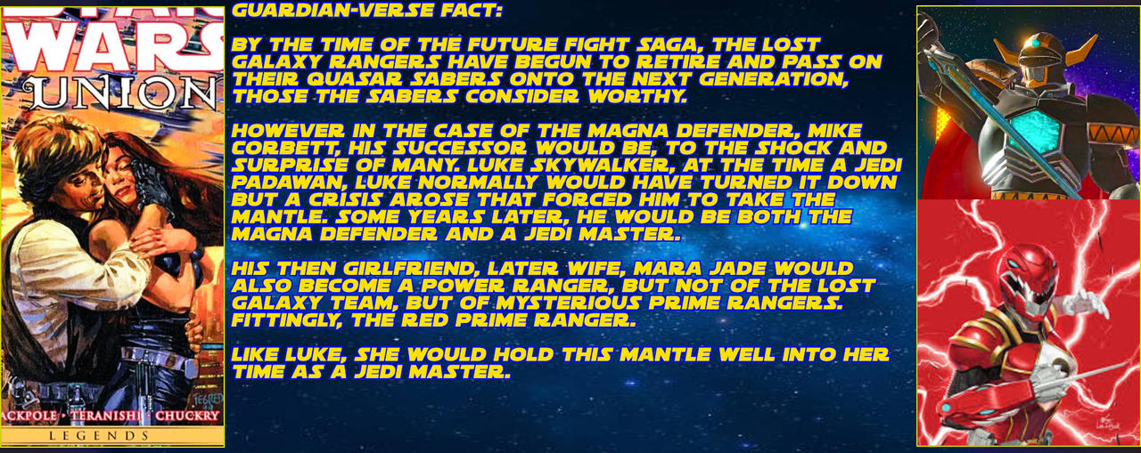 Guardian-Verse Fact: Jedi Rangers by WOLFBLADE111 on DeviantArt