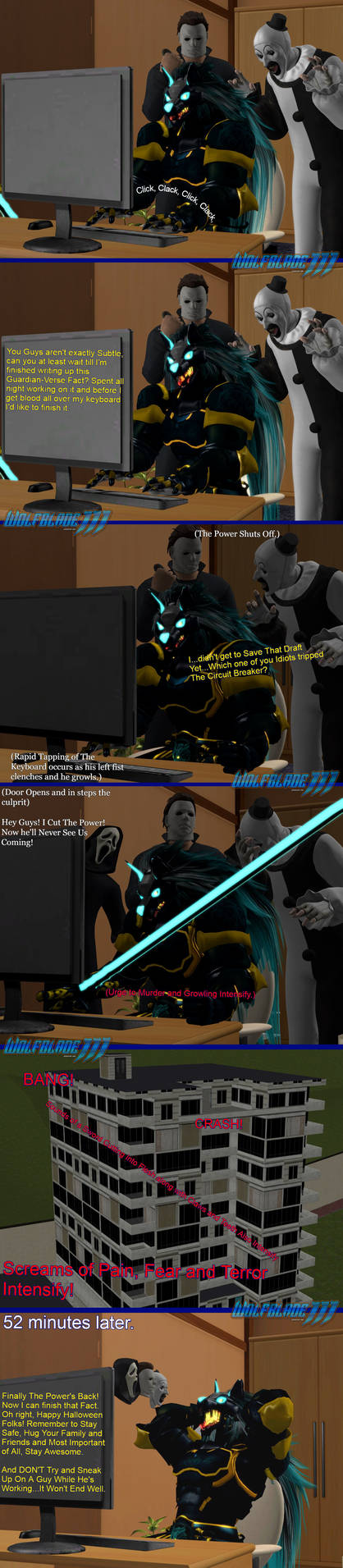 Wolf Blade vs Slasher Villains End Result