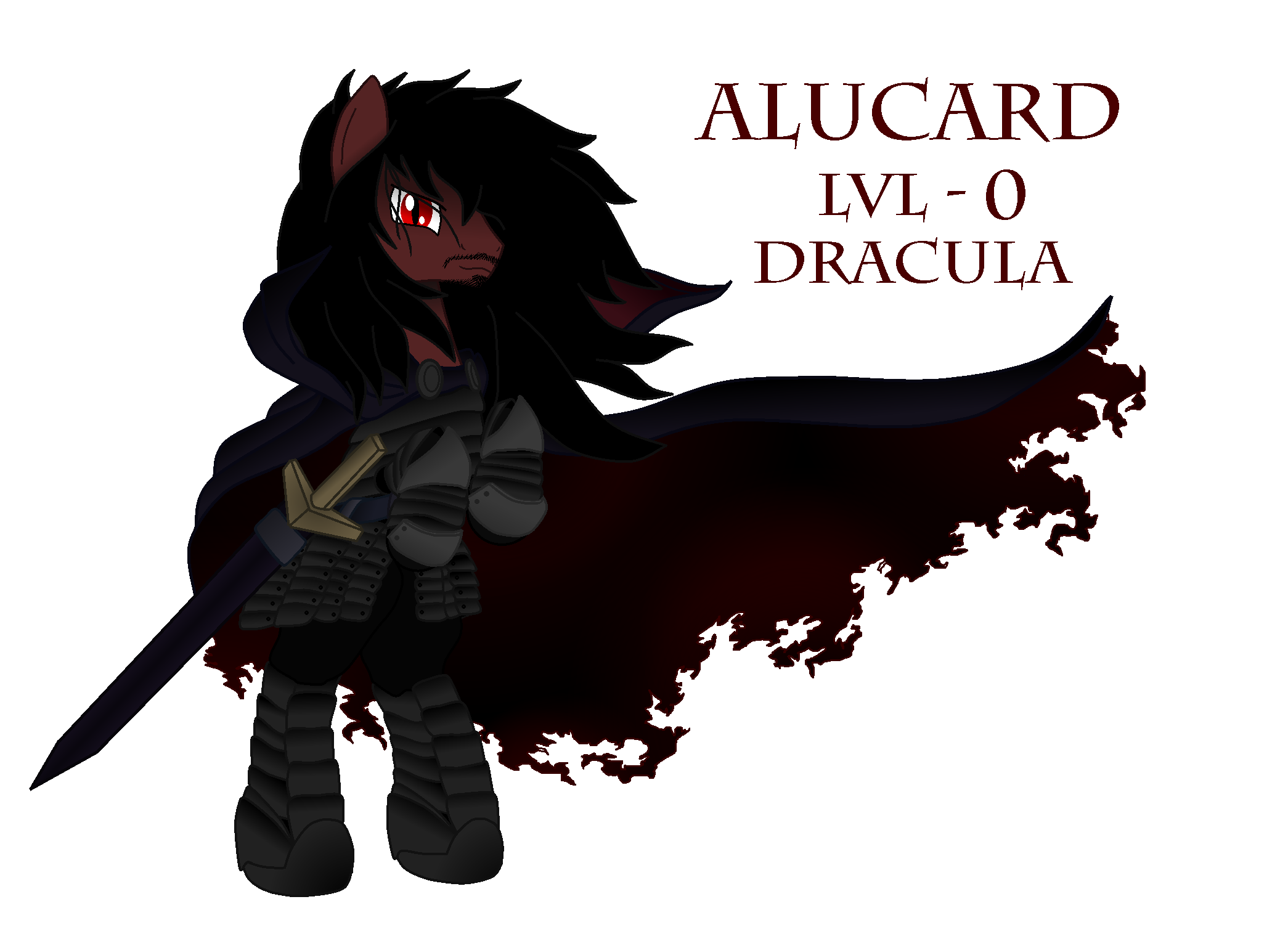 Alucard's LvL 0 Form Dracula by ArdonSword on DeviantArt