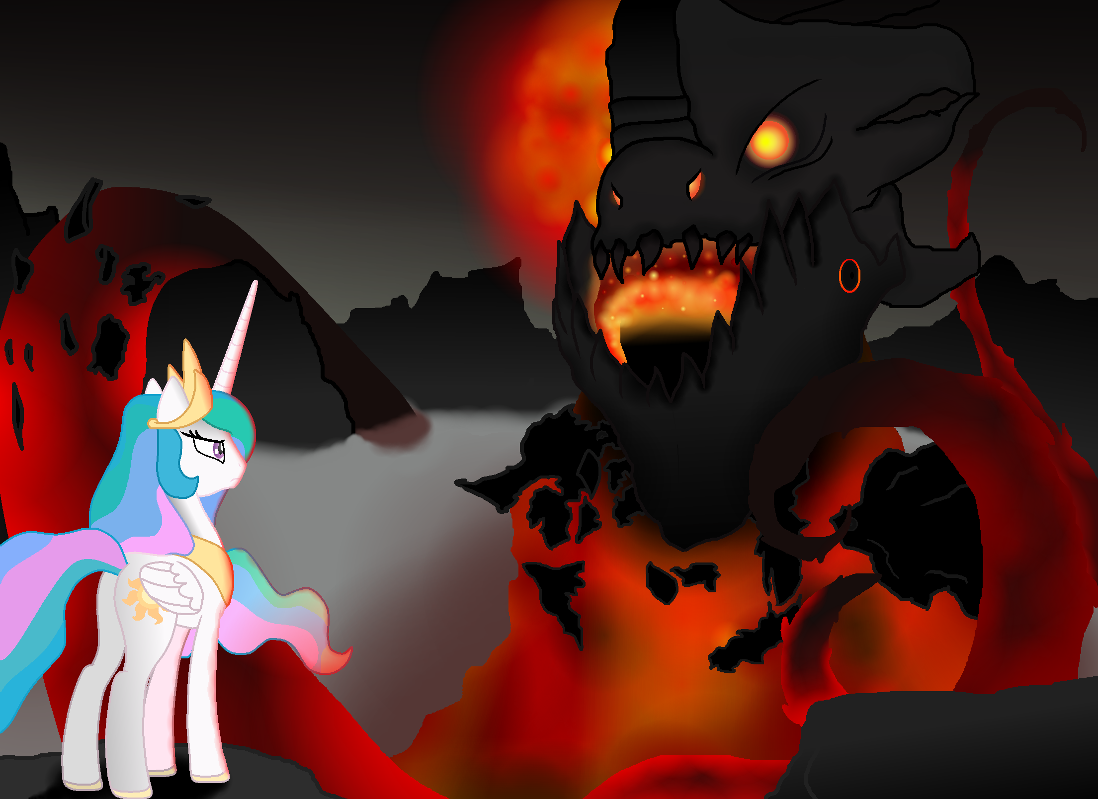 Celestia Meets Deathwing