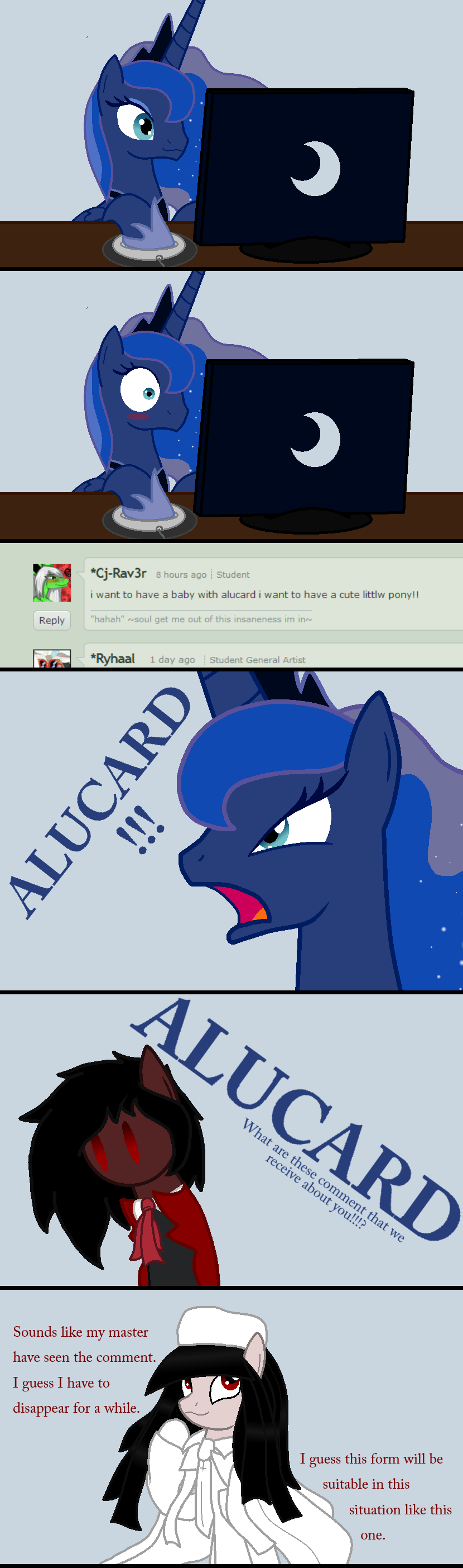 MLP FIM Comic - Alucard! What's this?!!