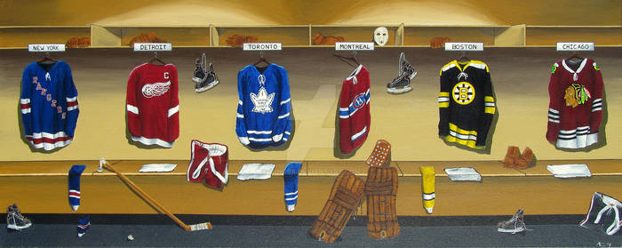 NHL Original 6 Locker Room