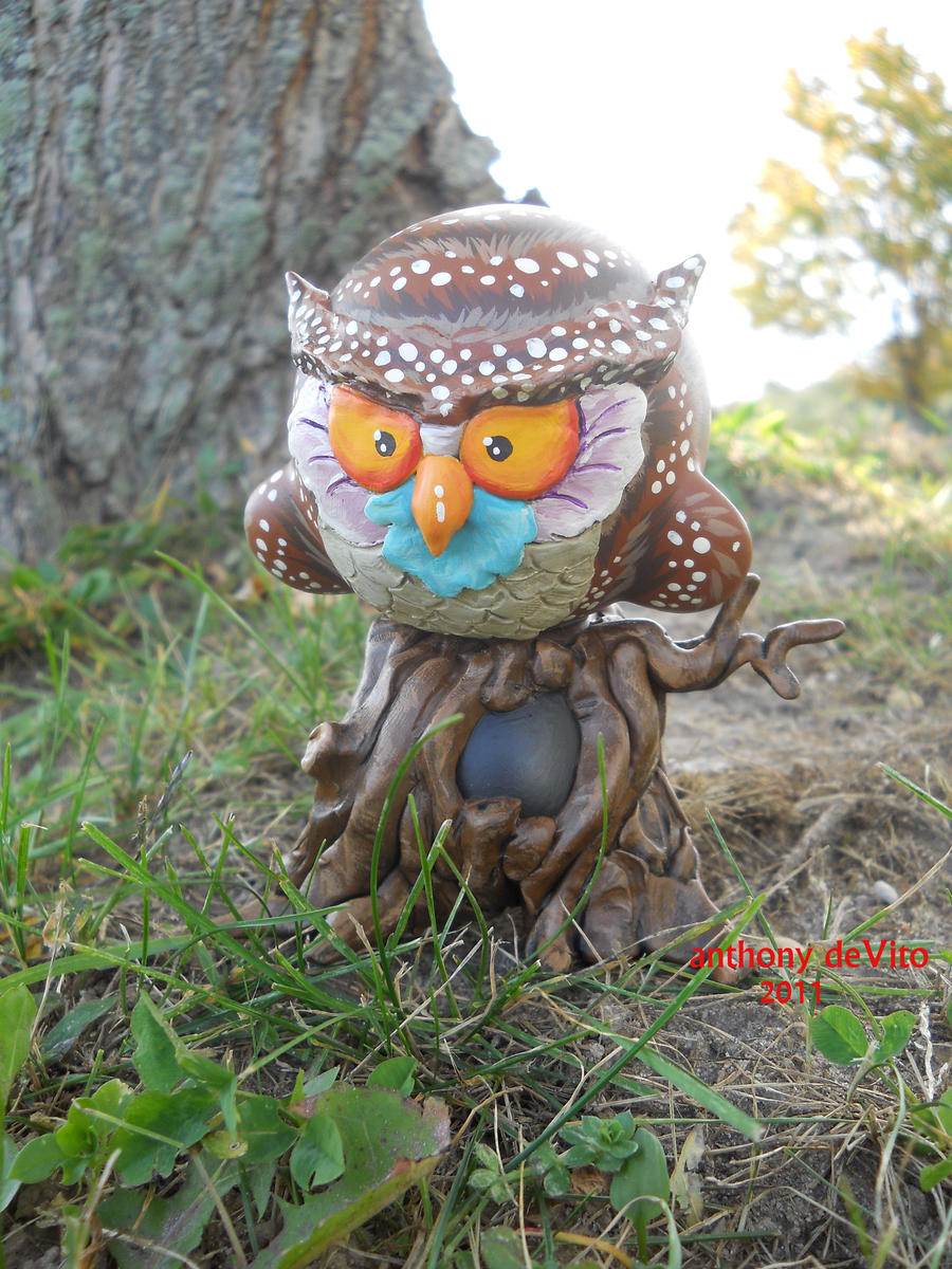 owl in a tree 4' munny custom