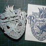 Ravenclaw Crest - Rubber Stamp