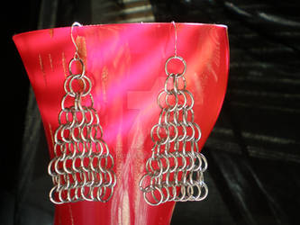 European Chain Maille Earrings