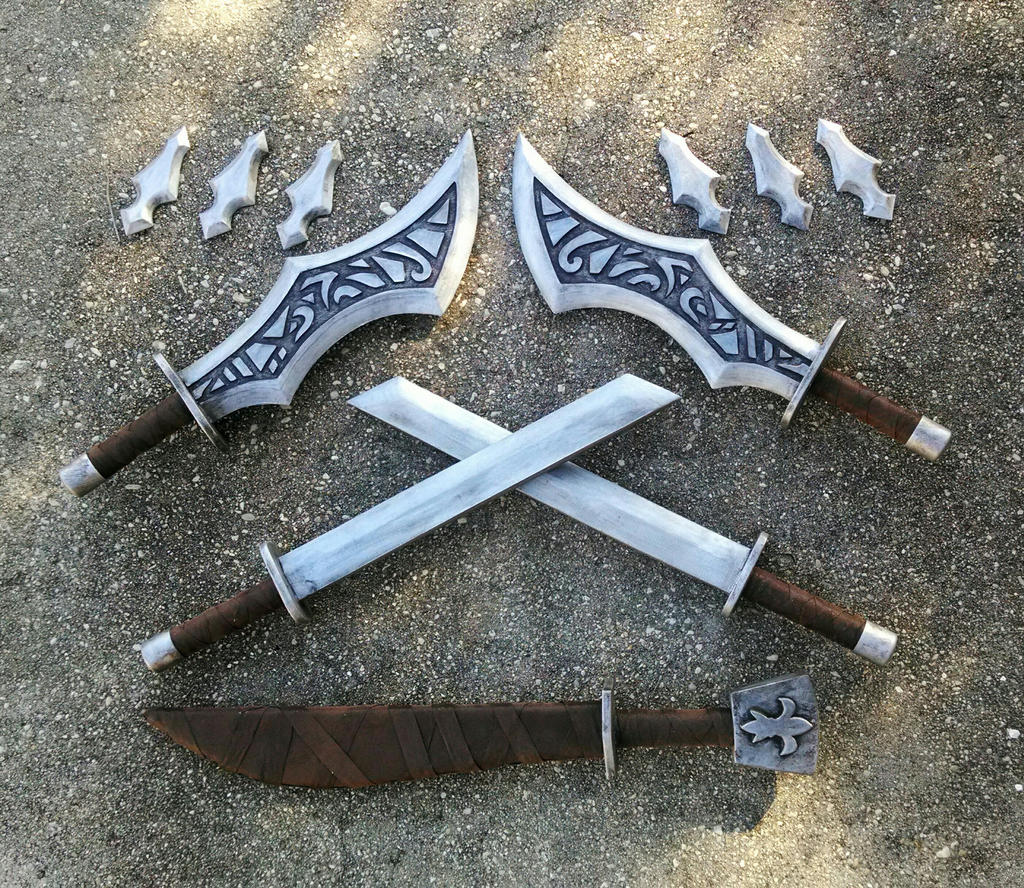 League of Legends - Katarina weapons by eitanya