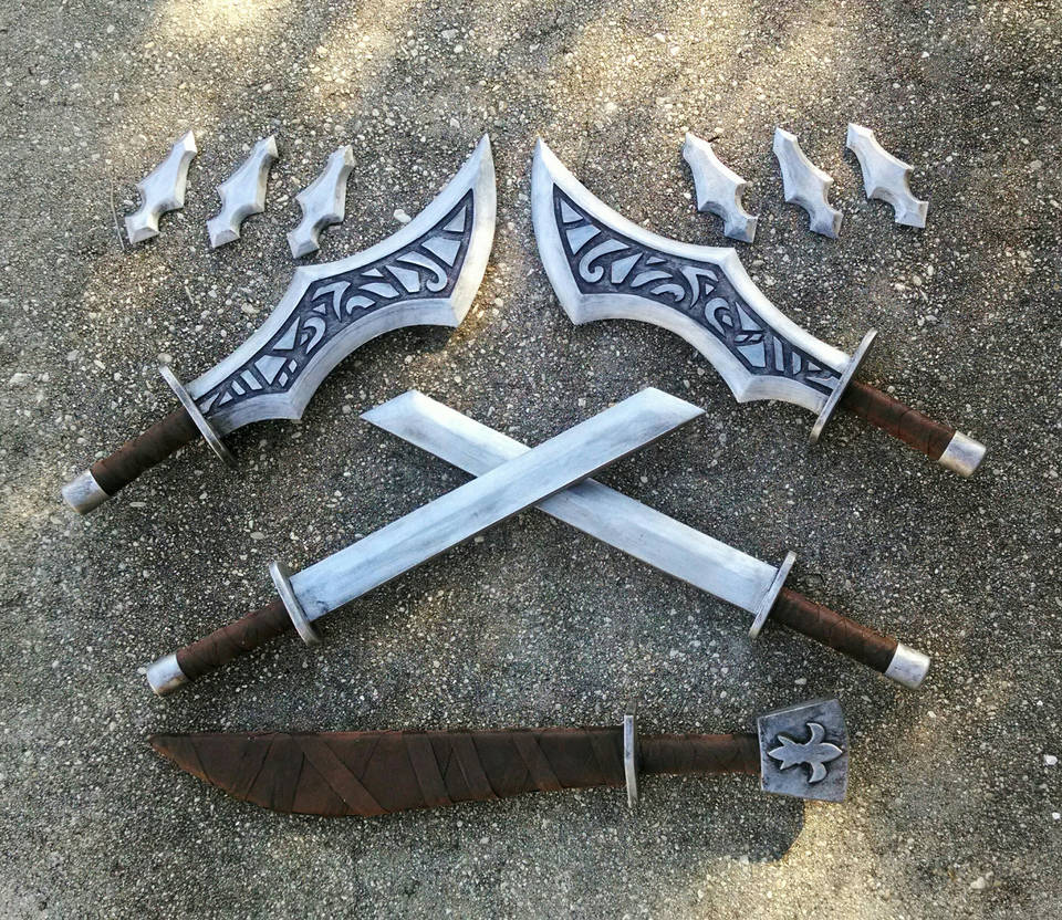 League of Legends - Katarina weapons by eitanya