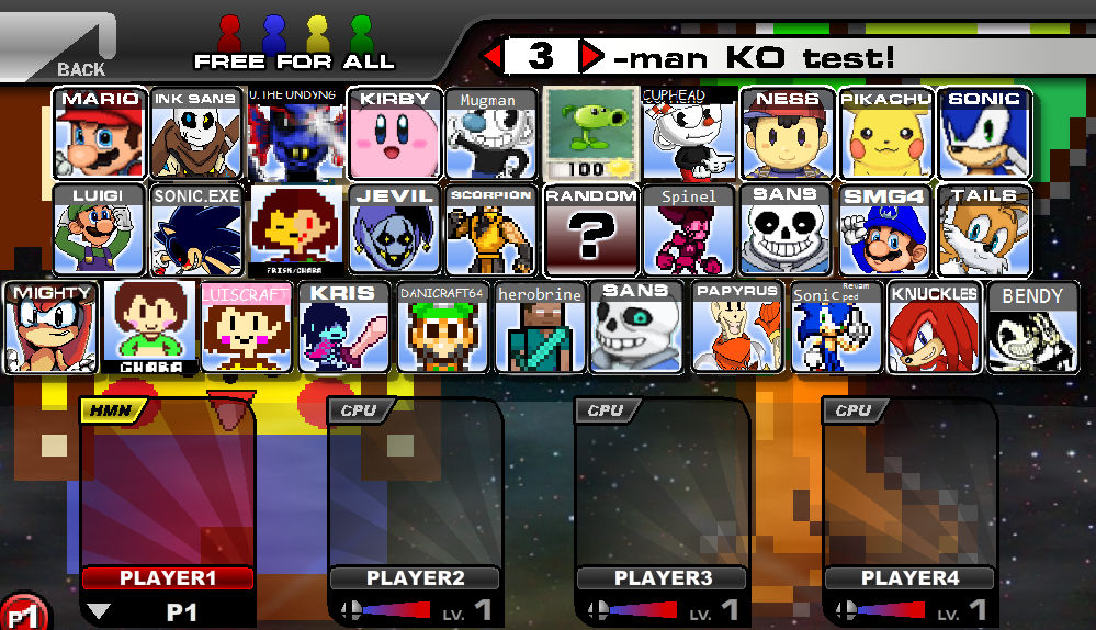 Menu de ssf2 by Danicraft64ds on DeviantArt
