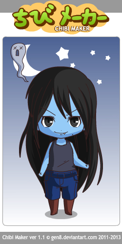 Random pic Chibi Maker:Marceline~Adventure Time!