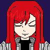 Erza Scarlet Pixel Art by me~