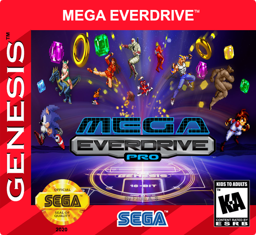 Sega genesis label
