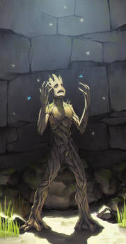 Crying Groot