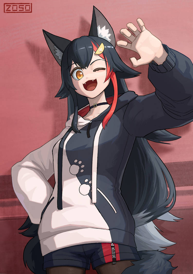 Ookami Mio by Zosomgk on DeviantArt