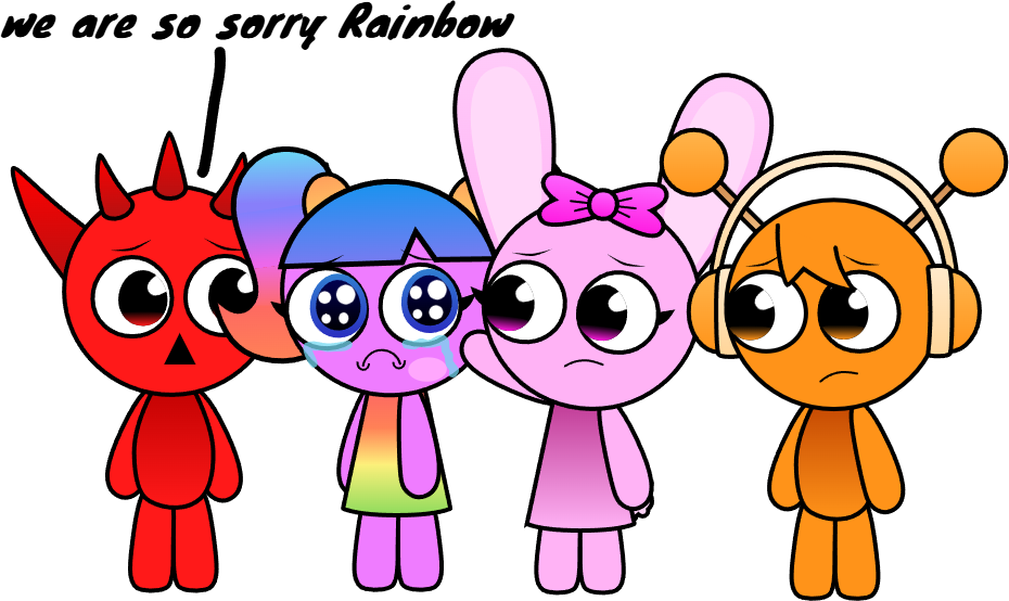 Oren Raddy and Pinki apologize by maiborod on DeviantArt