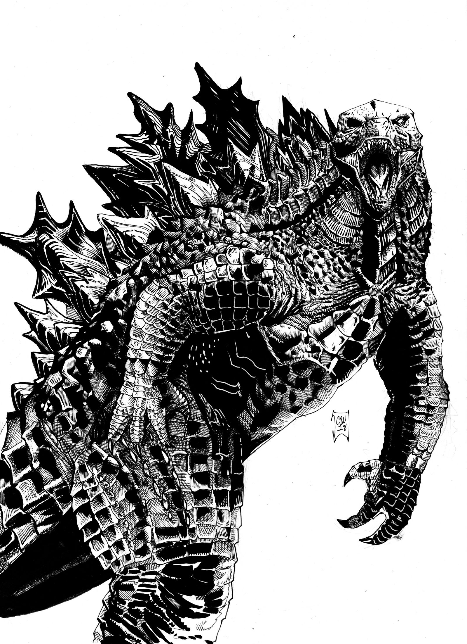 Godzilla 2019 by christianwillett on deviantart