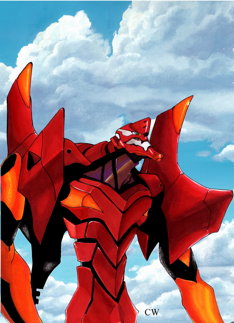 Eva unit 02 by ChristianWillett on DeviantArt