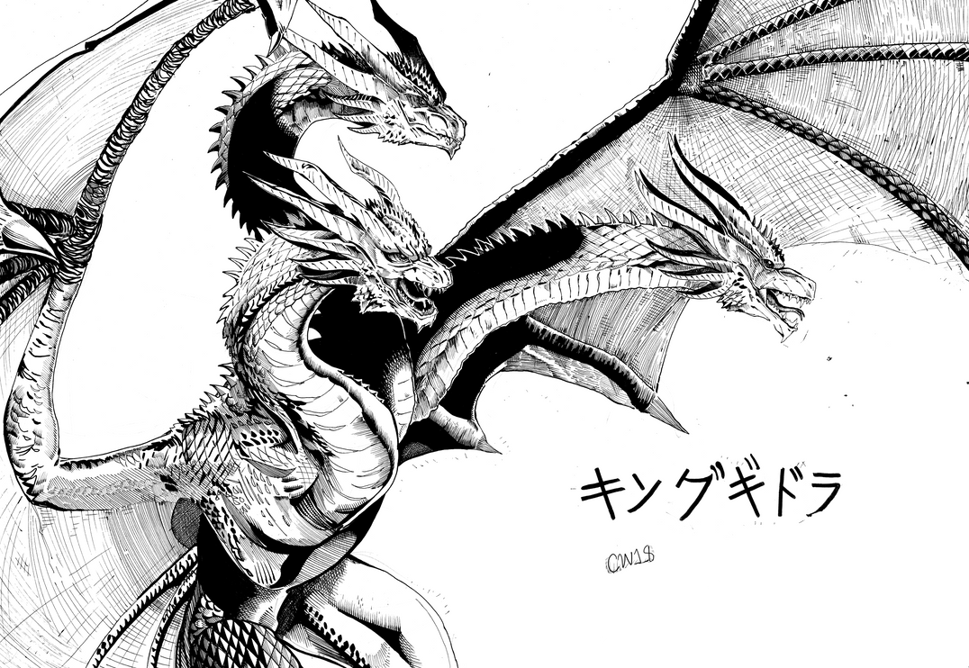 King Ghidorah by ChristianWillett on DeviantArt