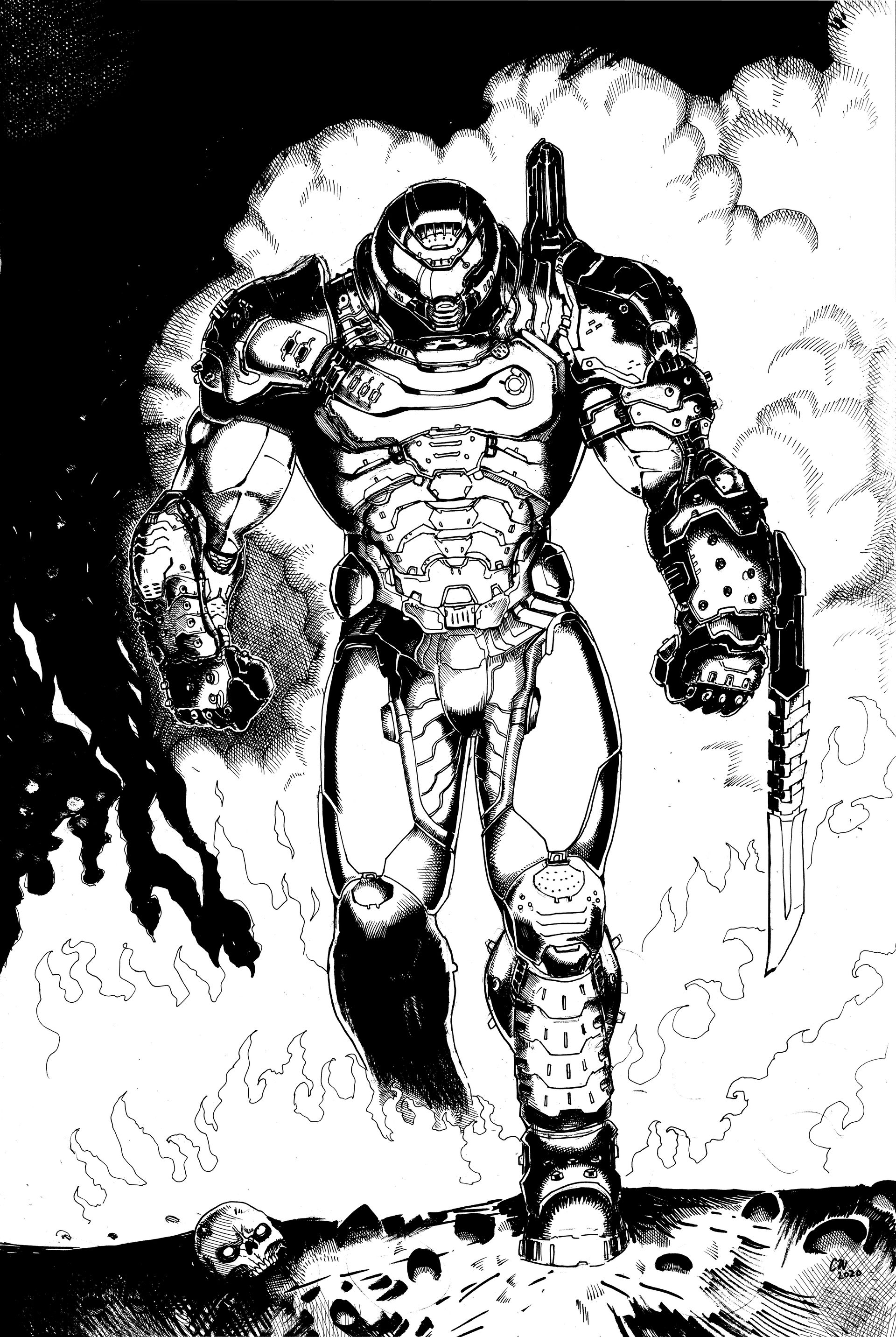 Doom Slayer by ChristianWillett on DeviantArt