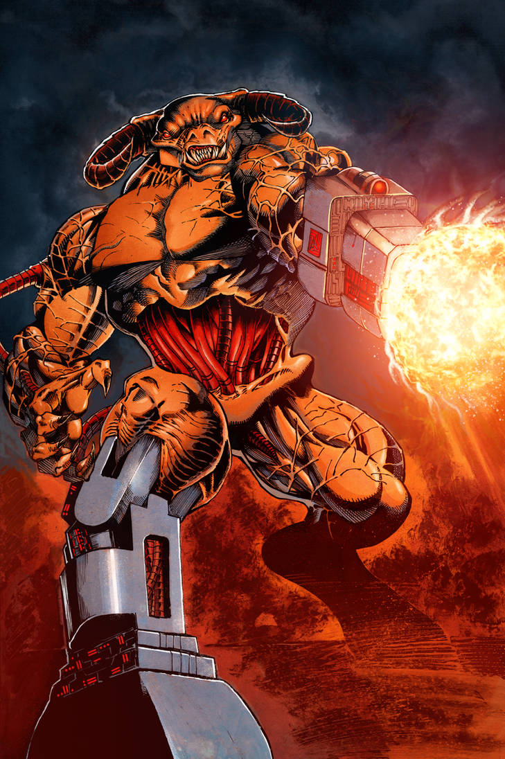Cyberdemon Refrence The Cyberdemon In Color by ChristianWillett on DeviantArt