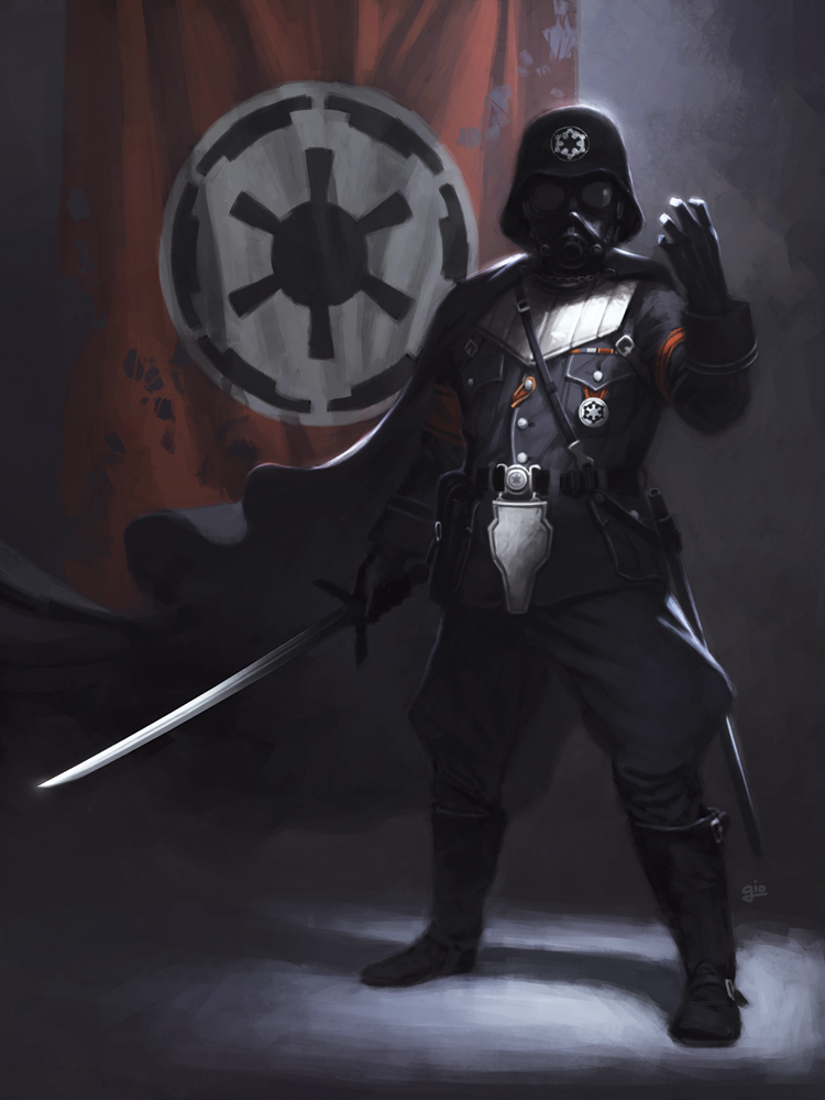 Star Wars redesign: Darth Vader by giorgiobaroni