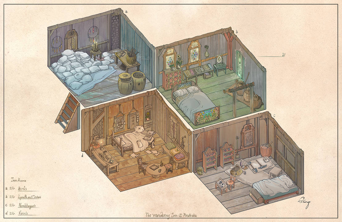 The Inn Family Rooms by Enuryn on DeviantArt