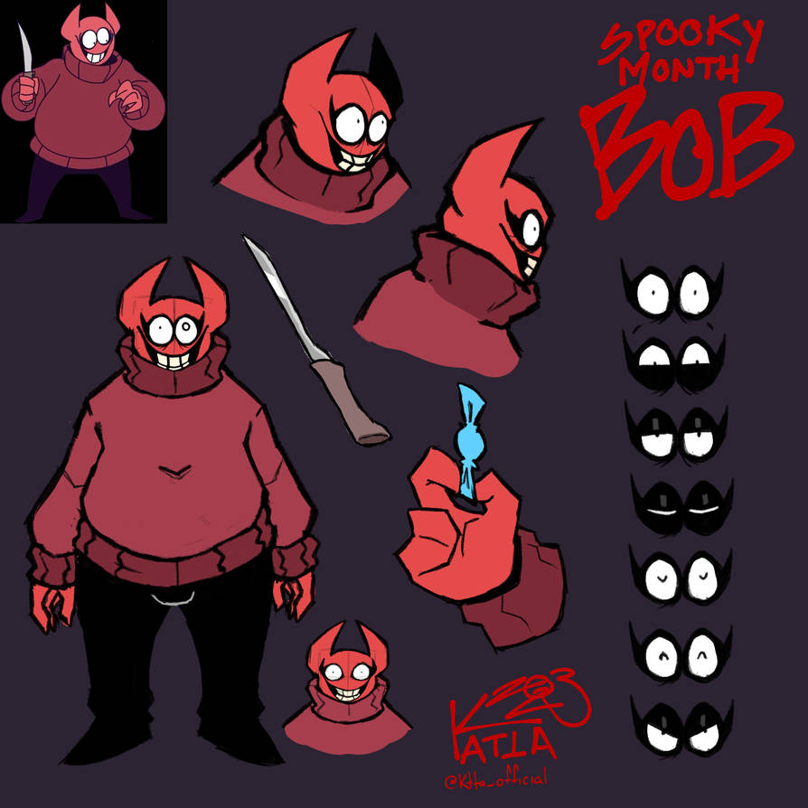 Bob from spookymonth! by BoMDraws on DeviantArt