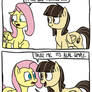 Where Fluttershy Learnt the Stare