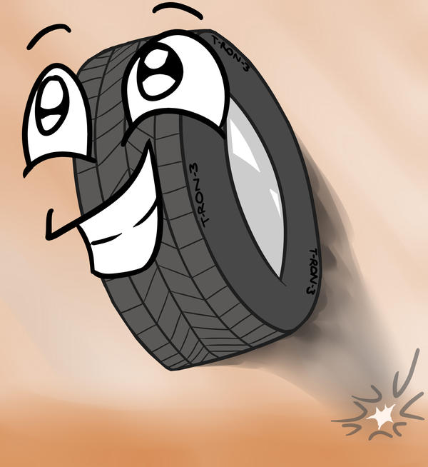 Tyrone - The Talking Tire by timsplosion