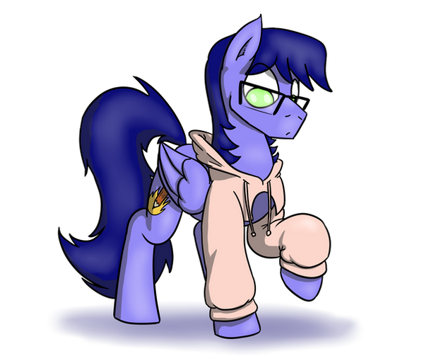 Graphite Tries the Useless Hoodie by timsplosion