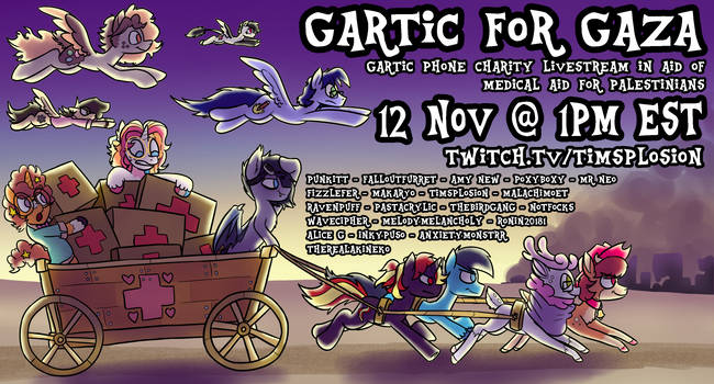 Gartic Horse Charity Stream! 12 Nov 1pm EST