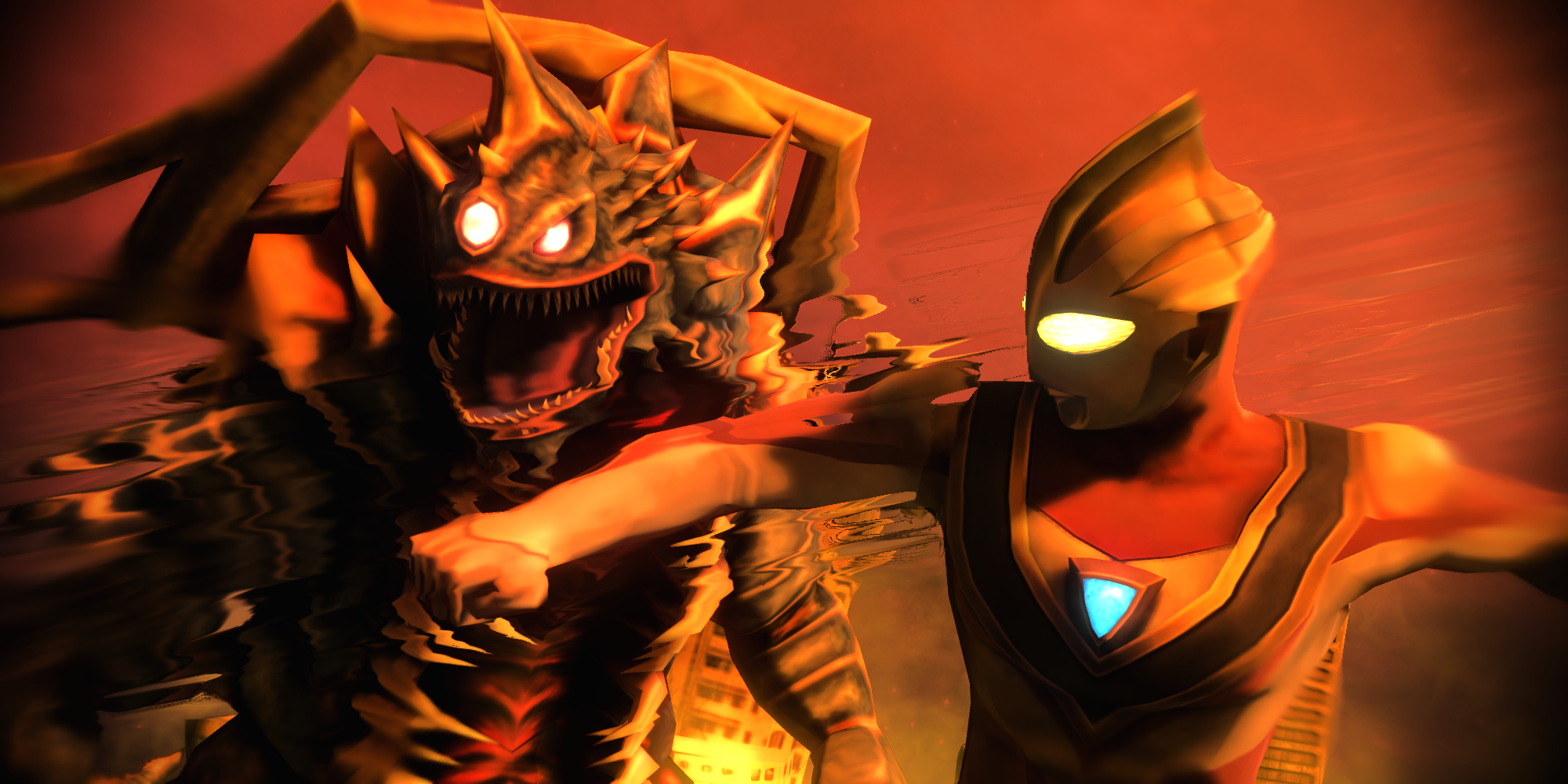 Gaia Vs King Of Mons By Mr Mecha Man On Deviantart