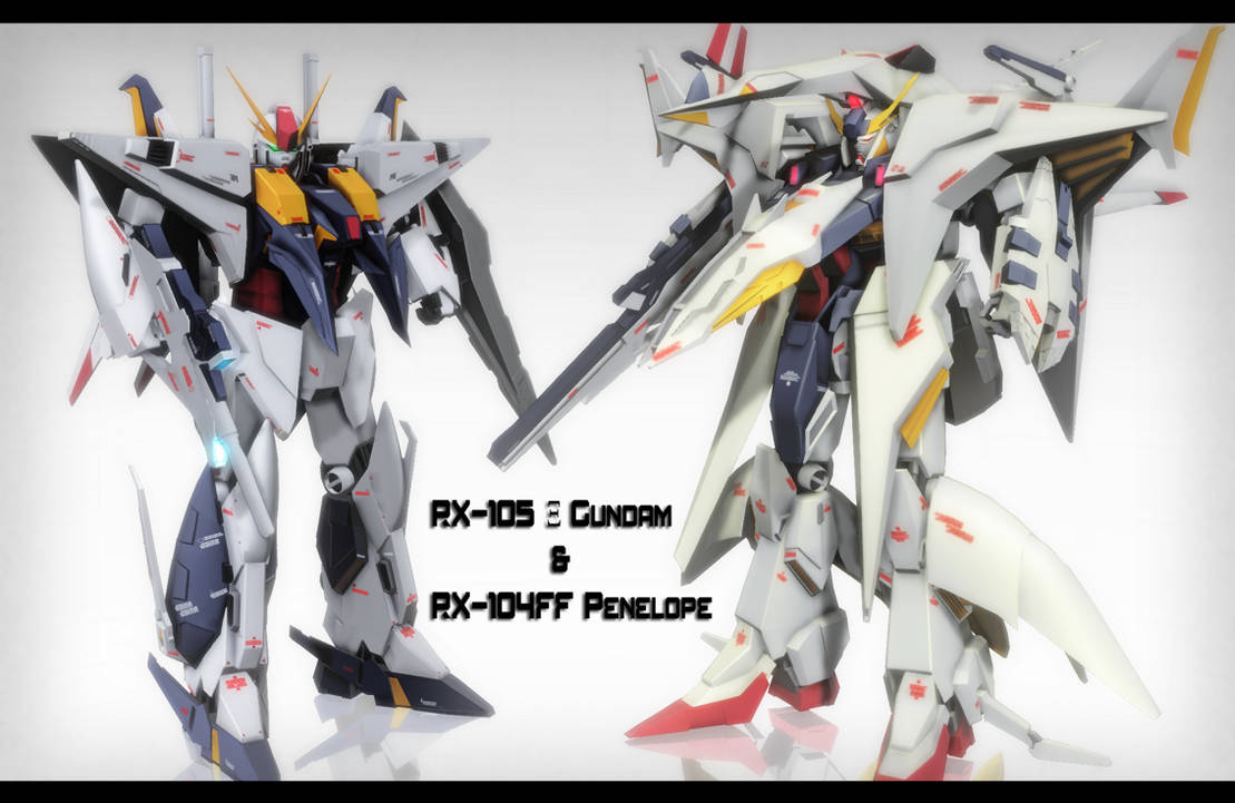 Rx 105 Xi Gundam And Rx 104ff Penelope Gundam By Mr Mecha Man On Deviantart Rx 105 Xi Gundam And Rx 104ff Penelope Gundam By Mr Mecha Man On Deviantart