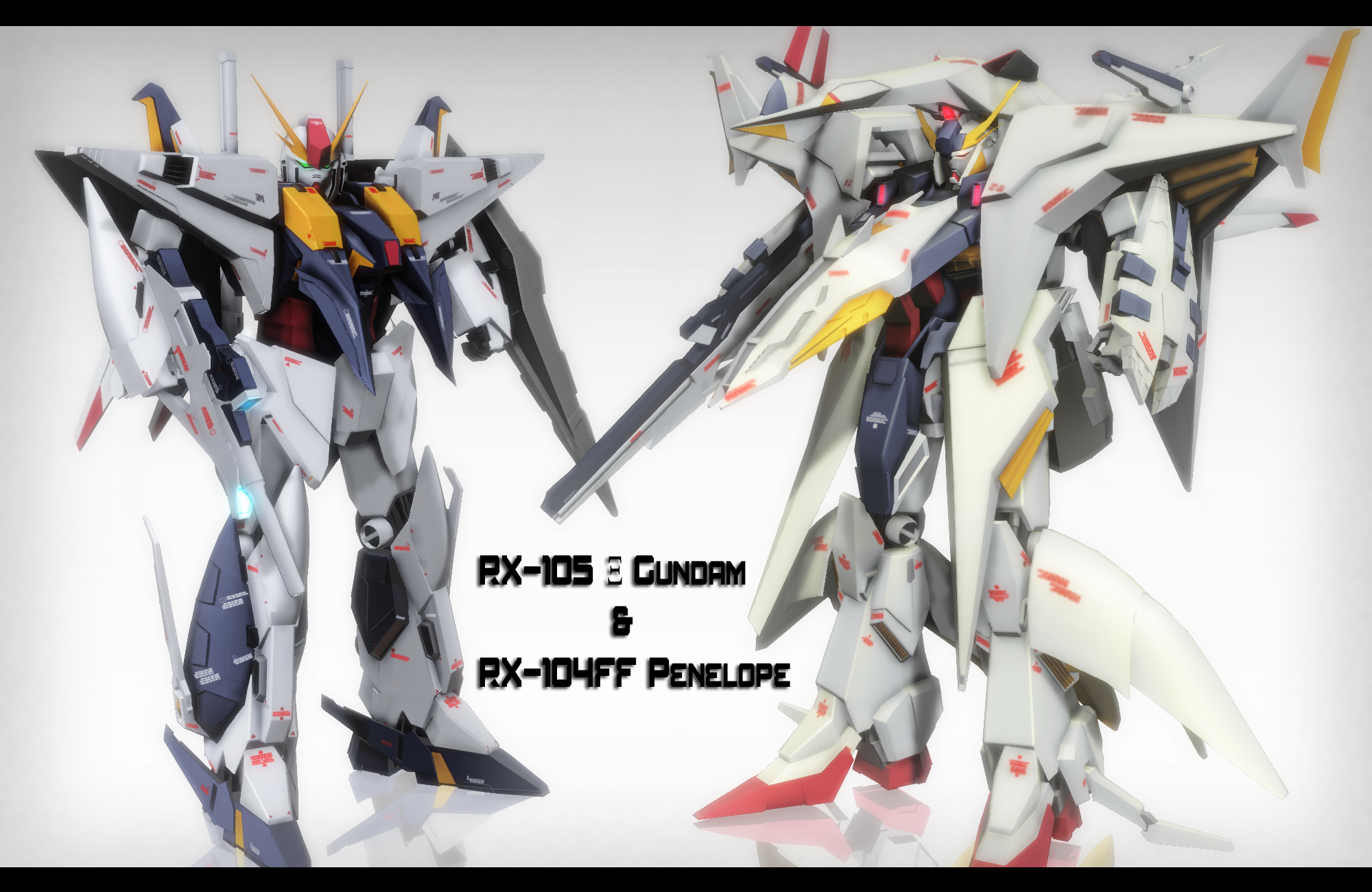 RX-104FF PENELOPE;RX-105 XI GUNDAMset