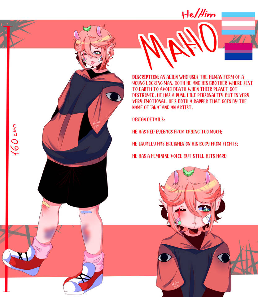 Kaua16 on X: I made a reference sheet for him with some info as