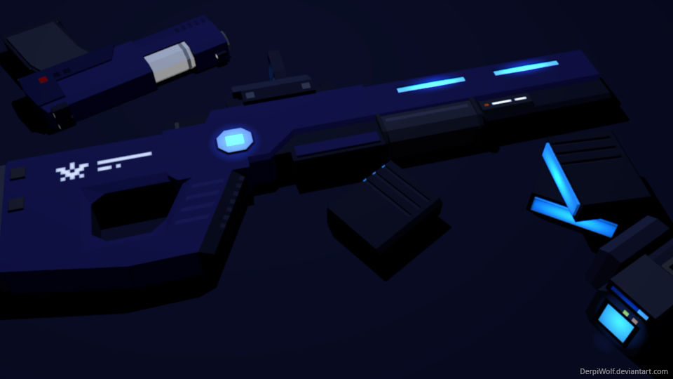 Laser Rifle Deviantart Skylighter Laser rifle by DerpiWolf on DeviantArt