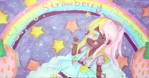 Starry Strawberry Dream Logo/Banner