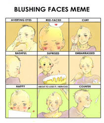 Blushing Faces Meme