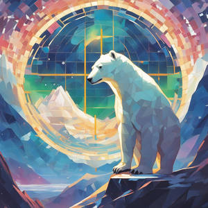 Mosaic-aurora-borealis-northpole-polar-bear-inspir