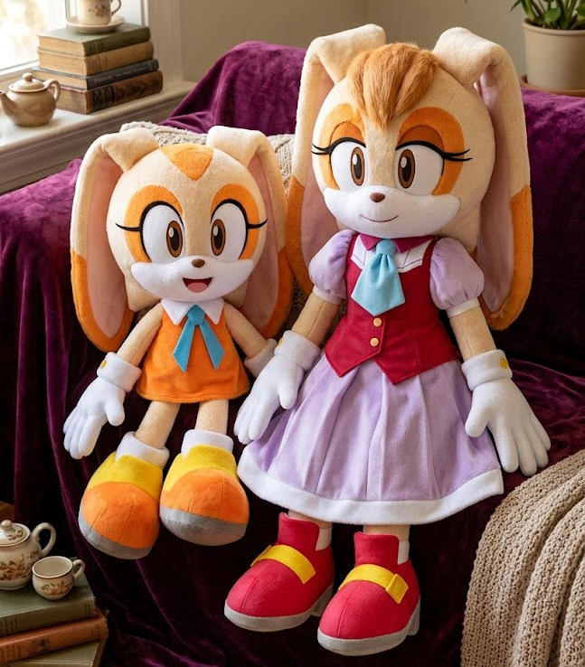 Colorblock Rabbit Plush Cream and Vanilla the Rabbit Life-Size Plush Dolls by CrazyChris622 on ...